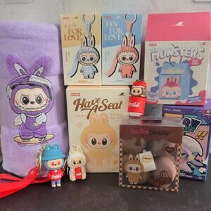 Labubu & Stitch Bundle- Gift Set- All Sealed Boxes-NEW